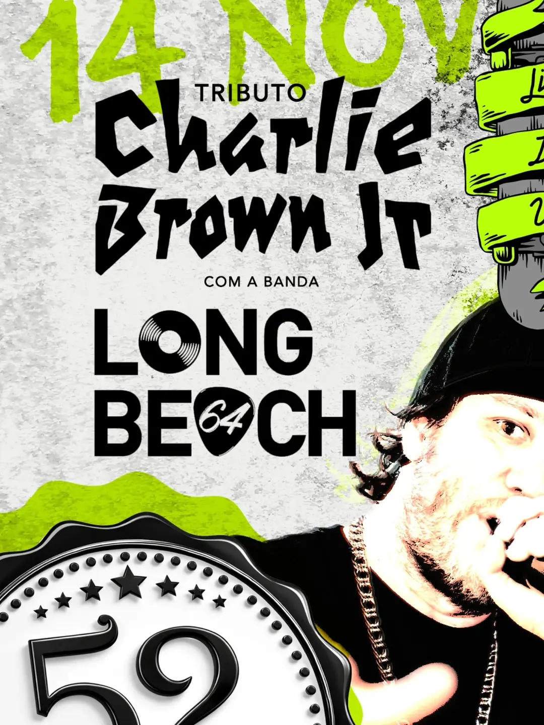 Flyer de Banda Long Beach 64