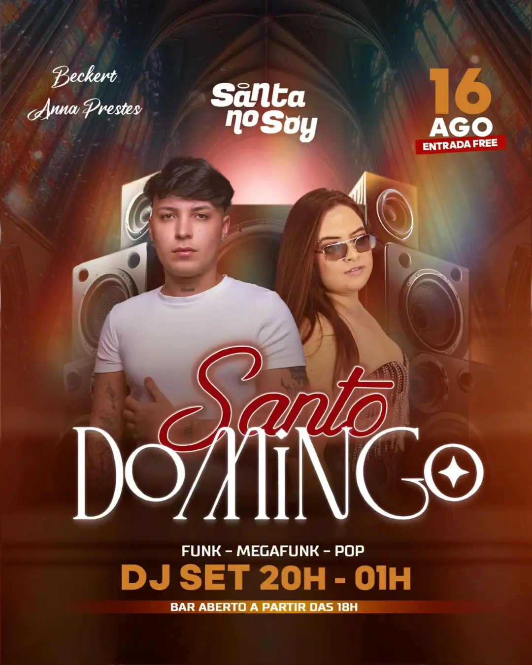 Flyer de Anna Prestes e Beckert