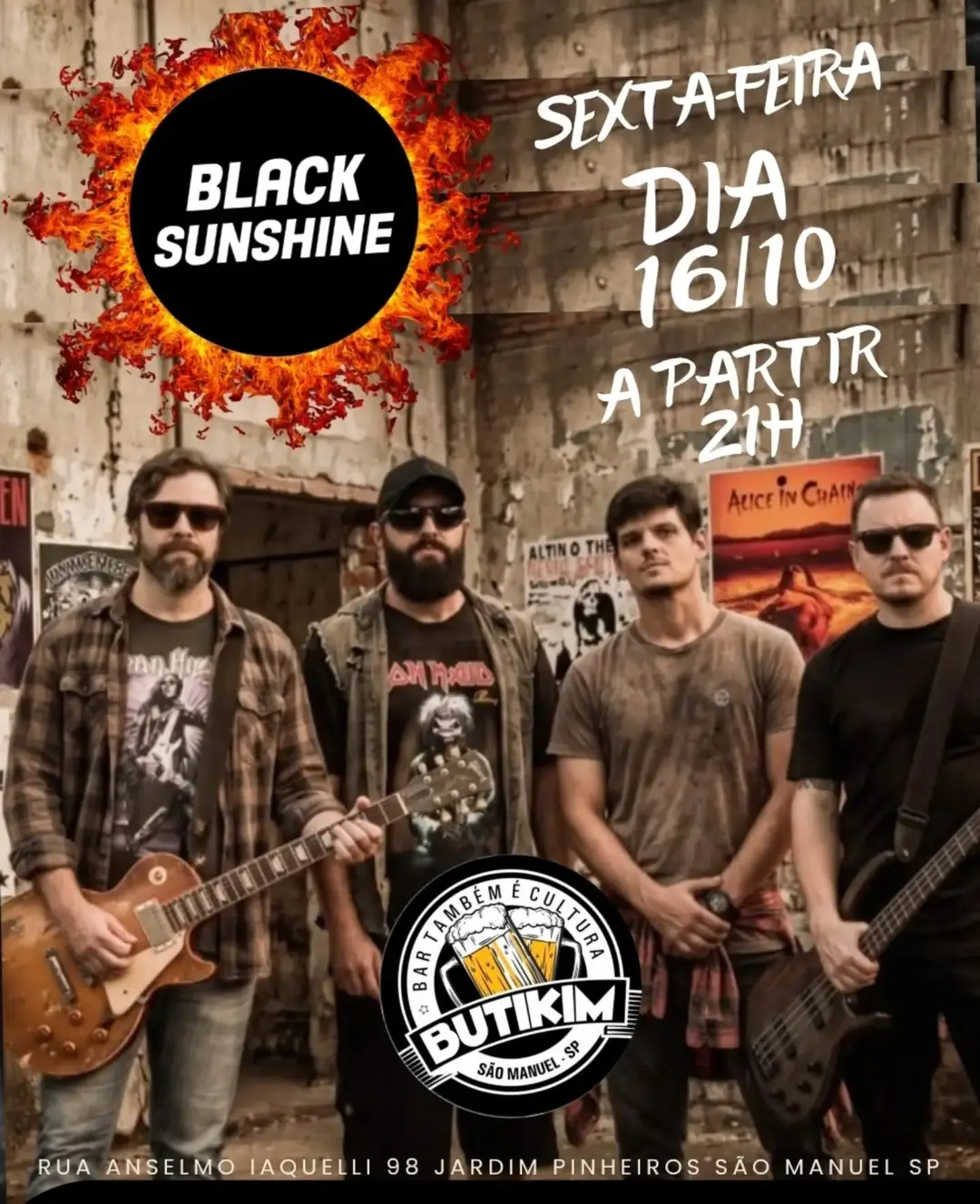 Flyer de Black Sunshine