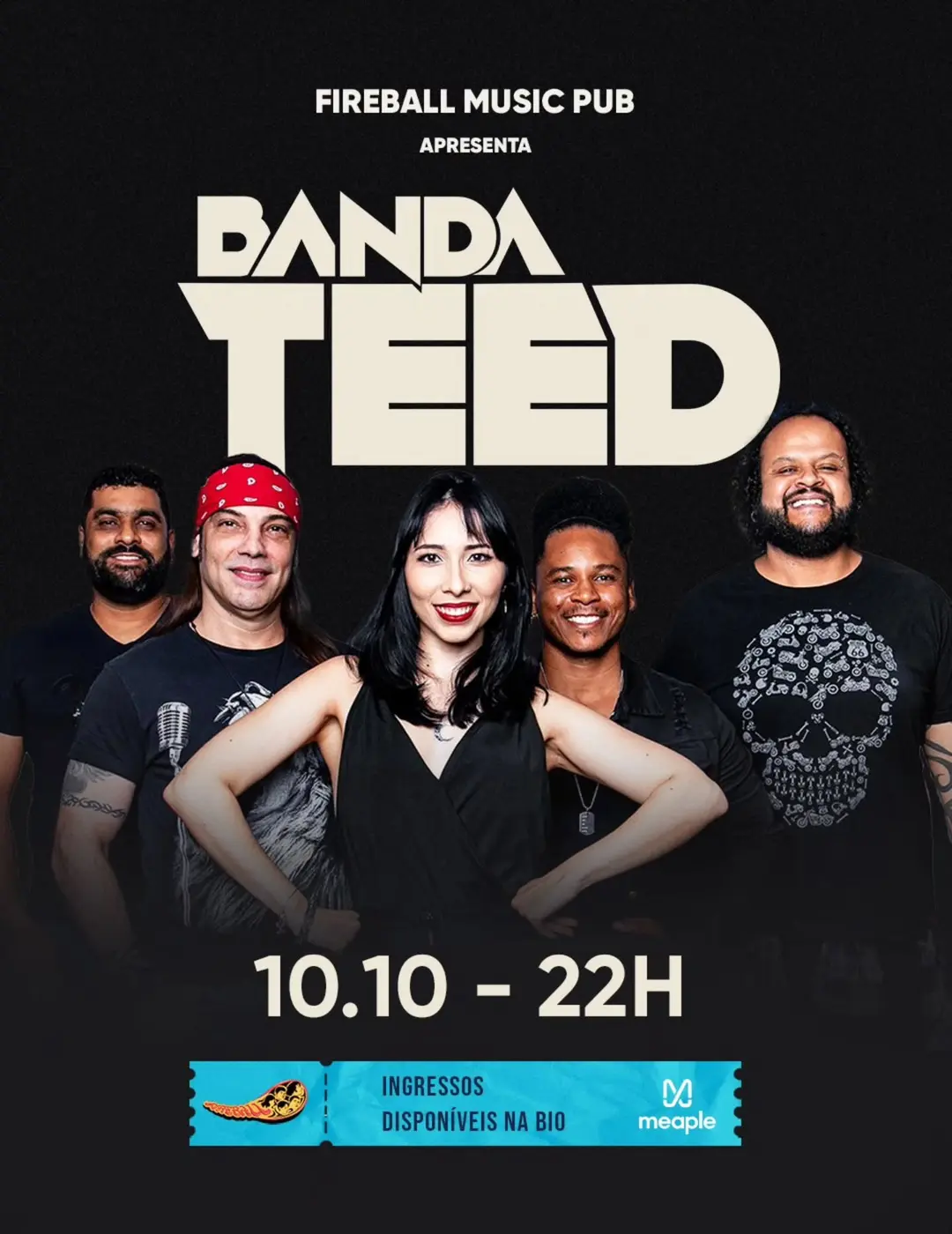Flyer de Banda Téed