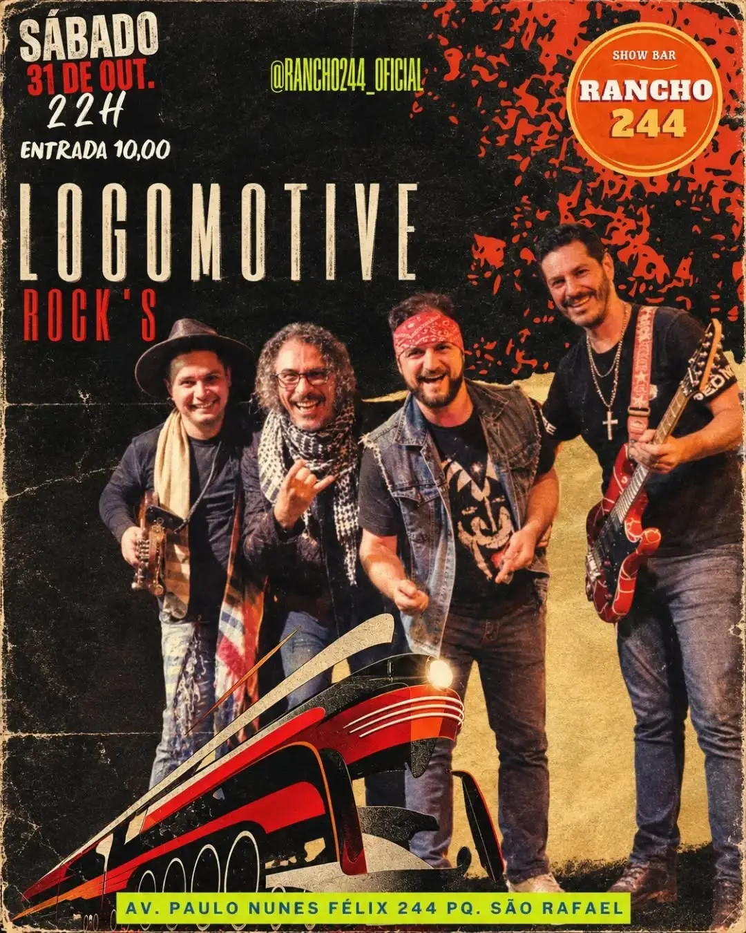 Flyer de Locomotive Rock's