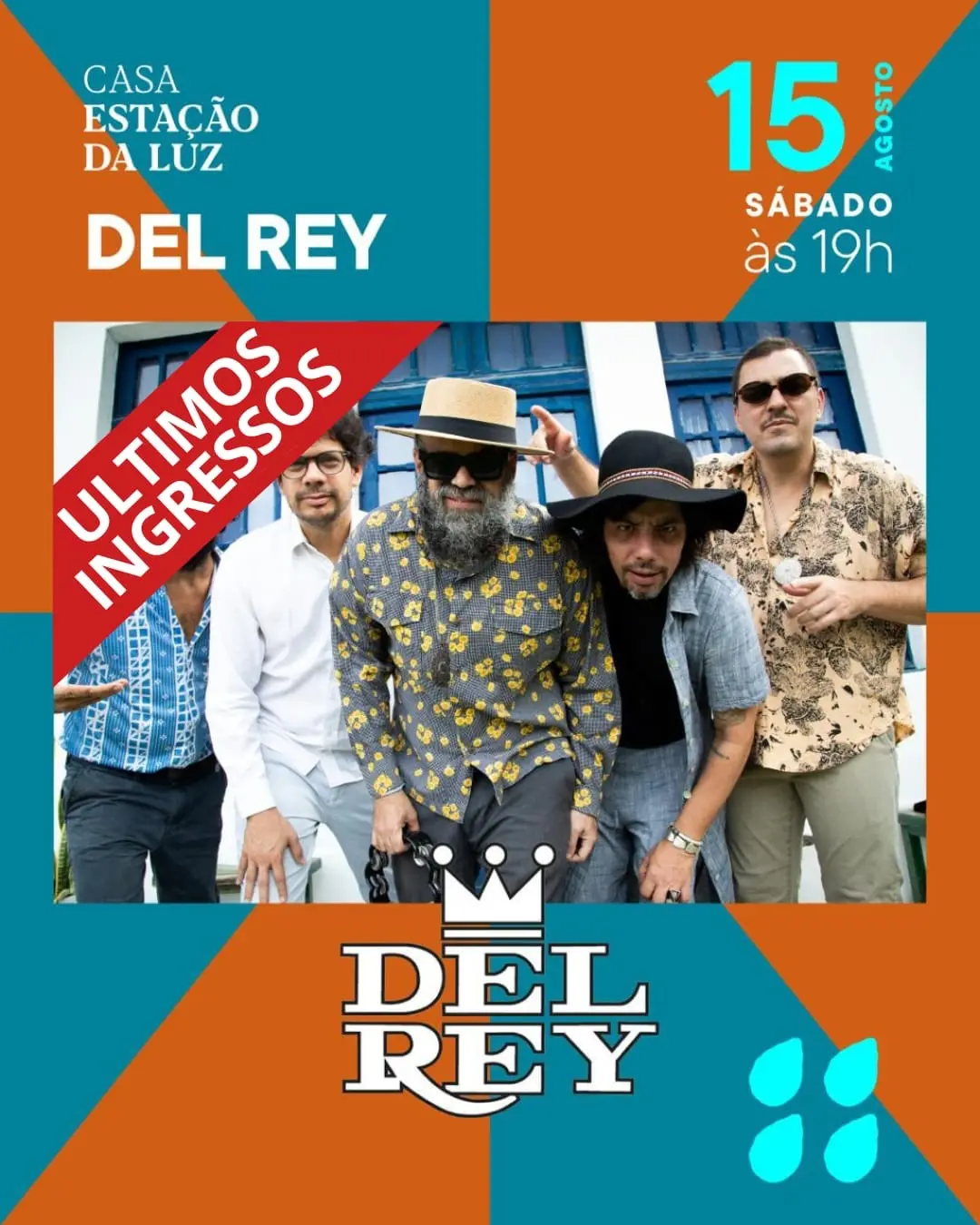 Flyer de Del Rey e Aslan Cabral