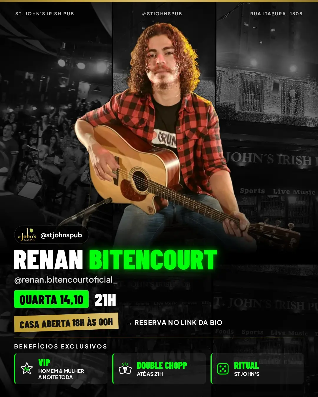 Flyer de Renan Bitencourt e roger_barrionuevo