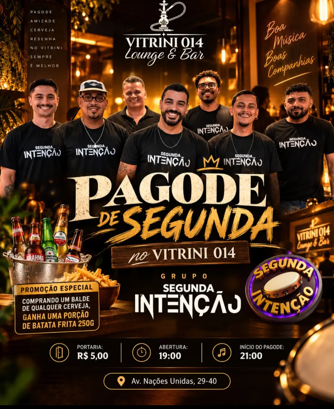 Flyer de Segunda Intenção