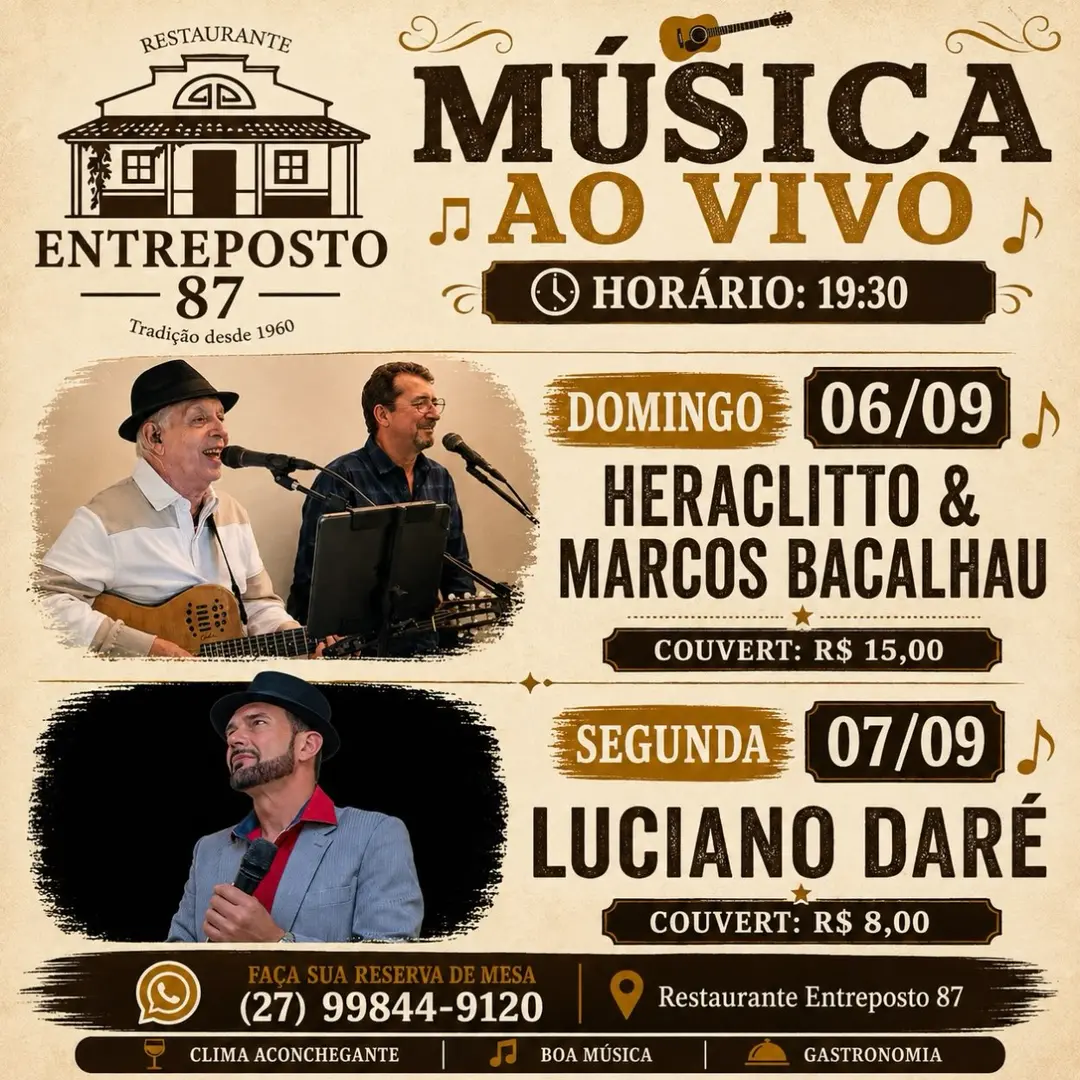 Flyer de Heraclito de Souza Macedo