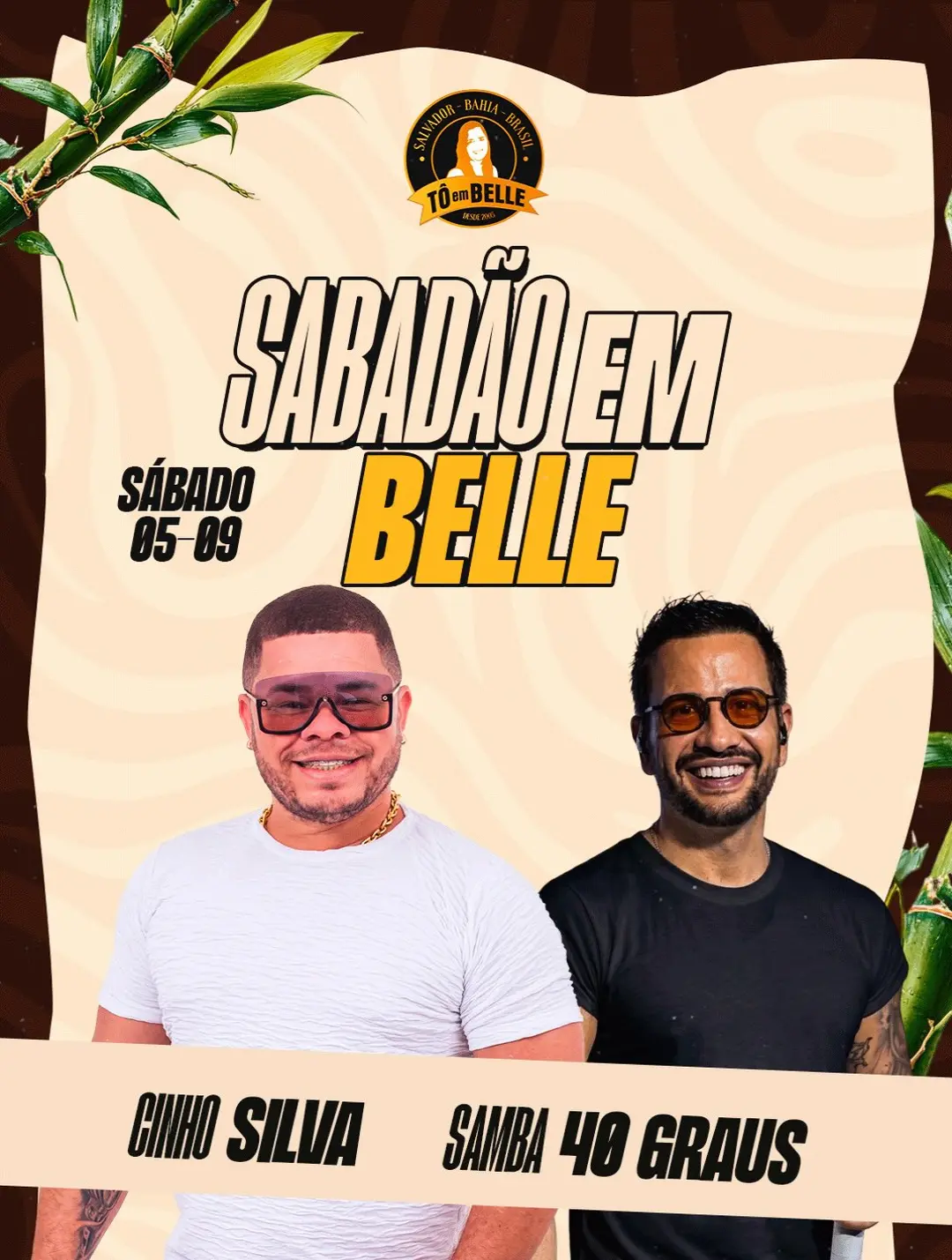 Flyer de Sion e Samba 40