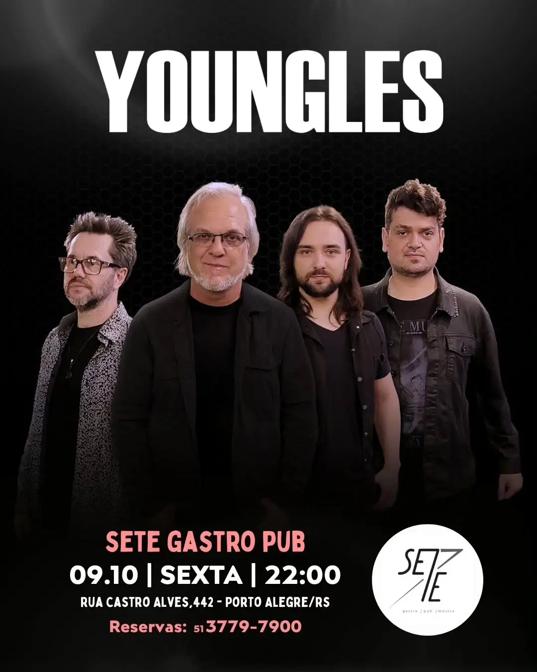 Flyer de Banda Youngles