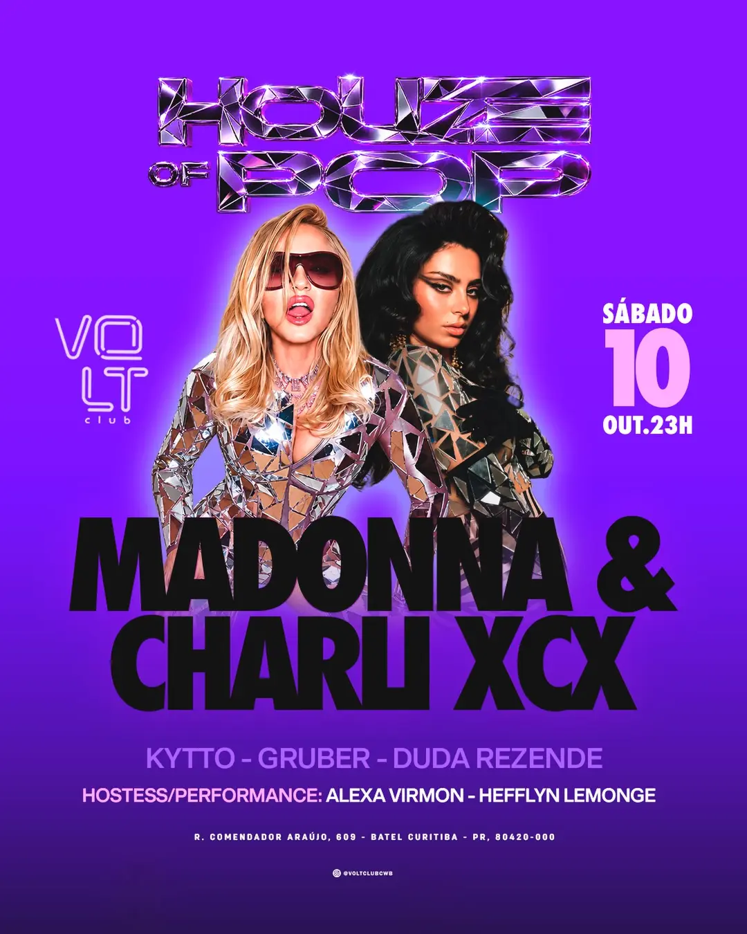 Flyer de Kytto, Gruber e Duda Rezende