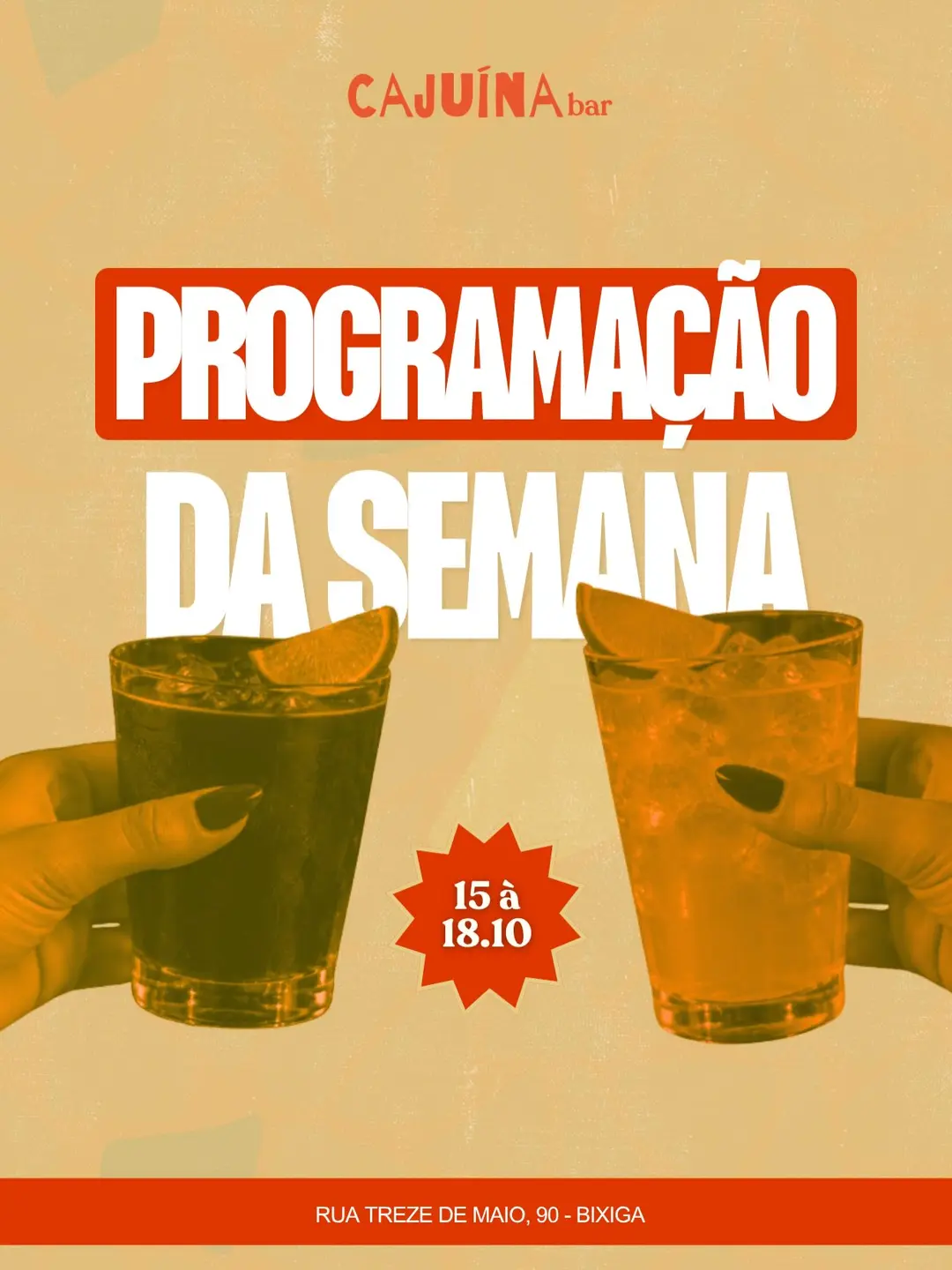 Flyer de Samba do Aguidá