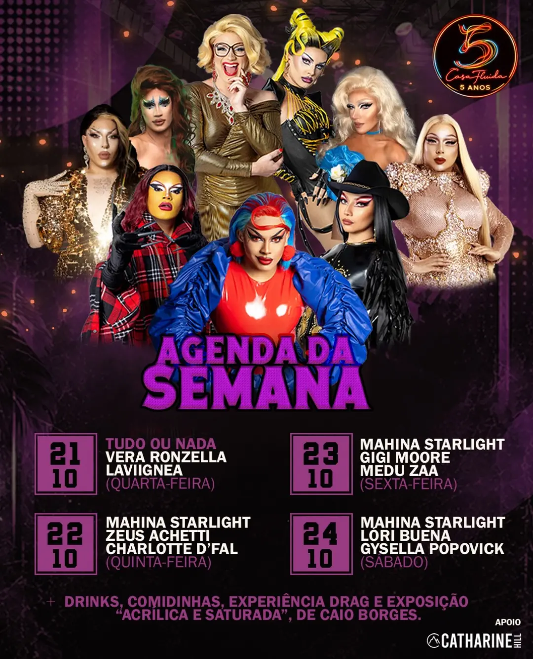 Flyer de Vera Ronzella e Laviignea