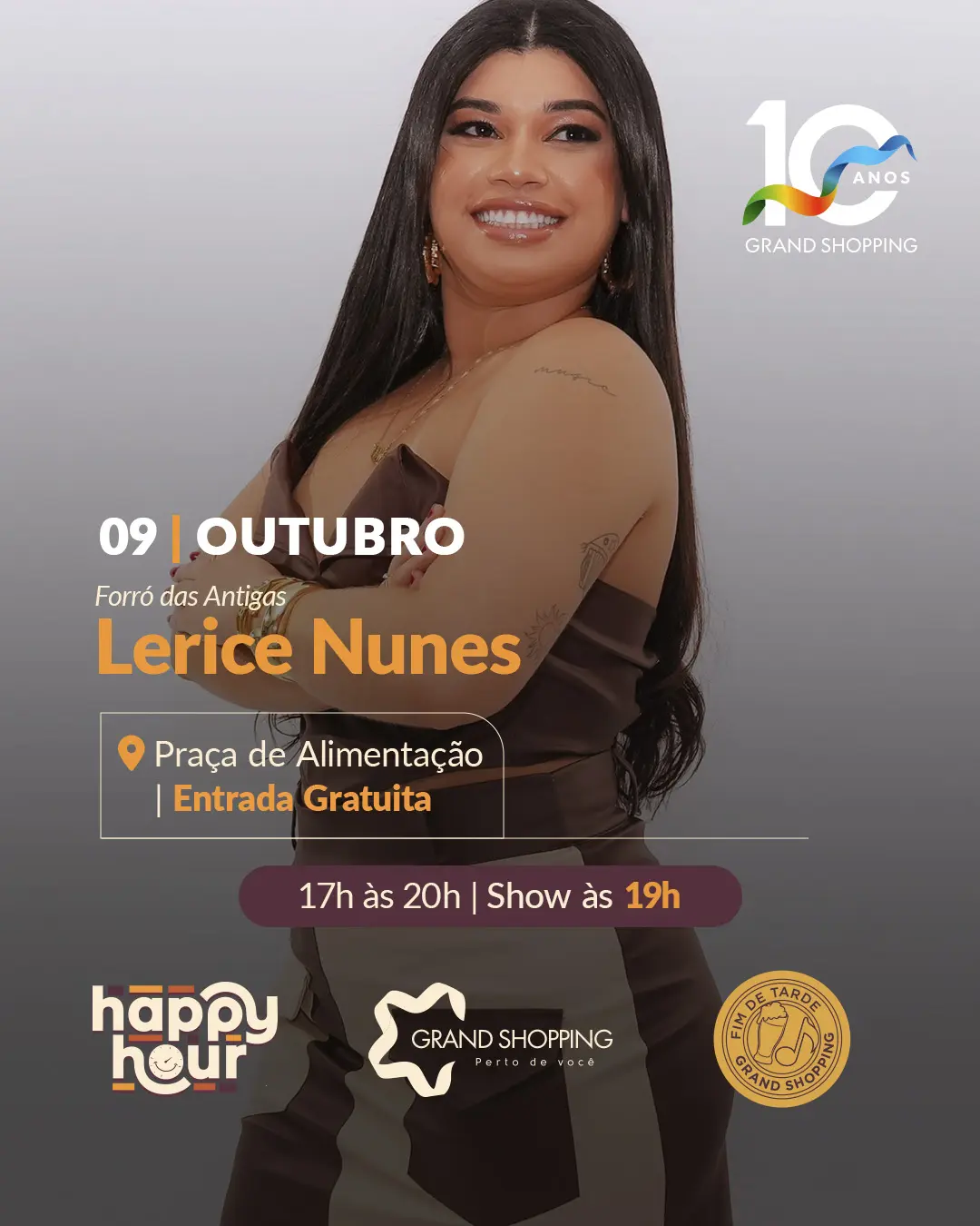 Flyer de Lerice Nunes