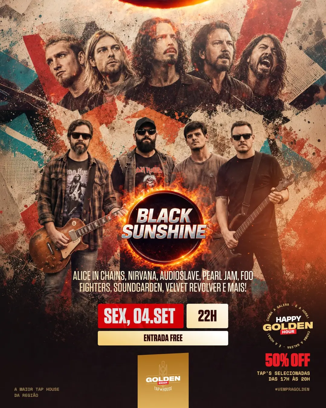 Flyer de Black Sunshine