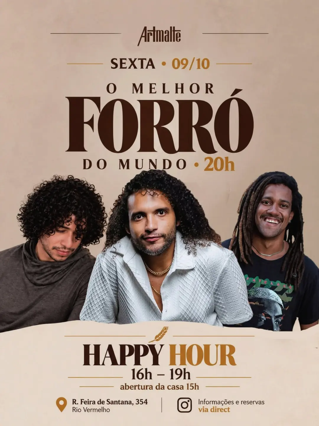 Flyer de Mistro, Rayan Ribeiro e Forró dos Amigos