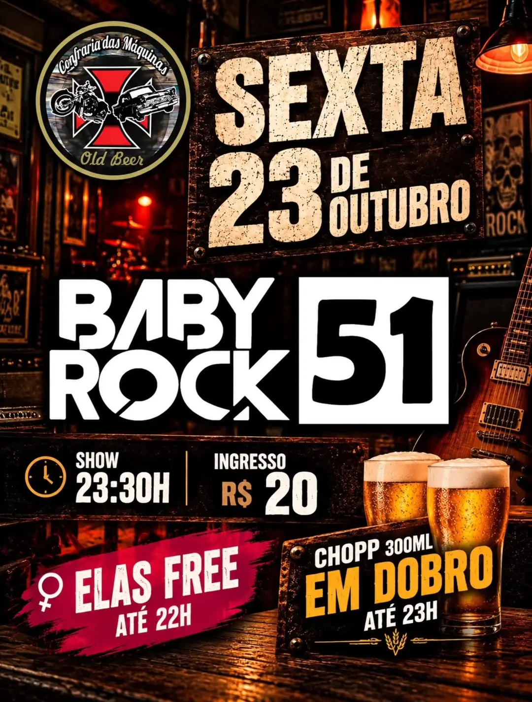 Flyer de Baby Rock 51
