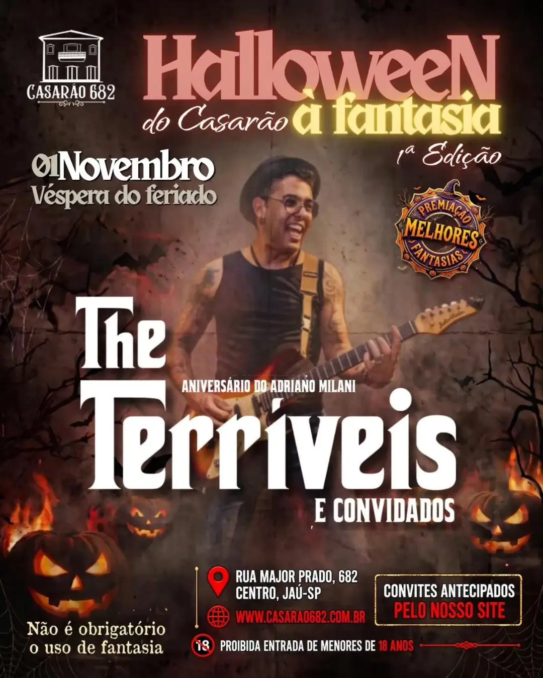Flyer de The Terríveis