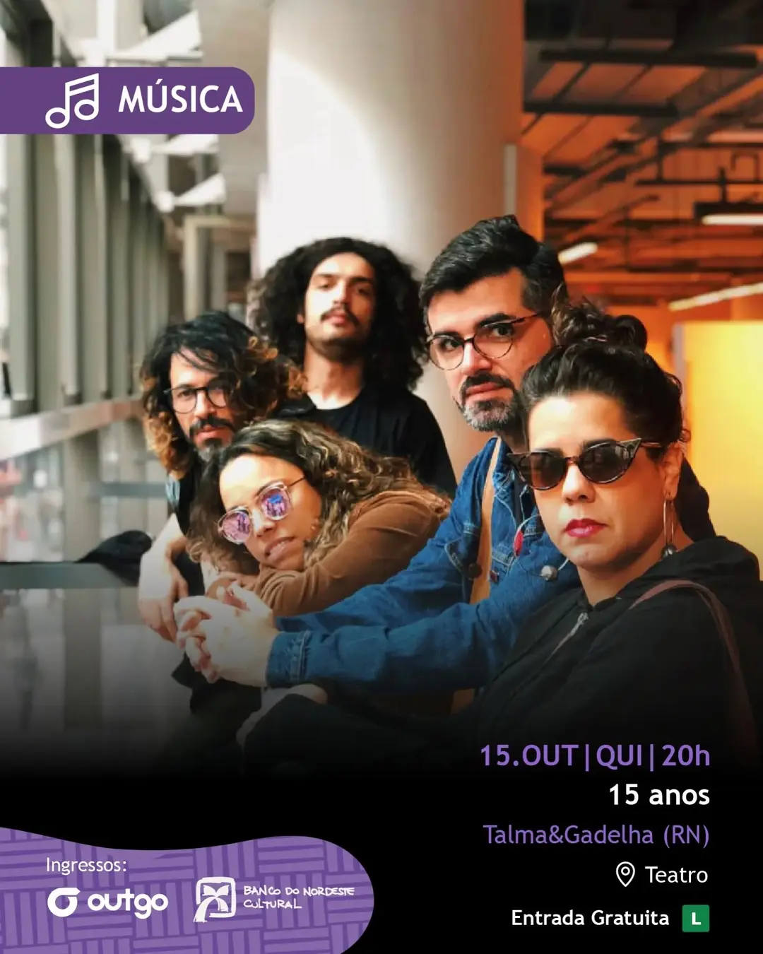 Flyer de Talma&Gadelha