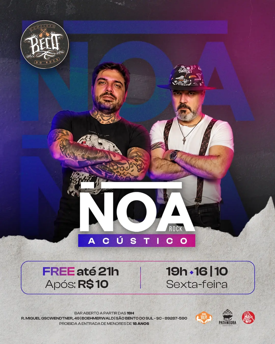 Flyer de Noa Rock