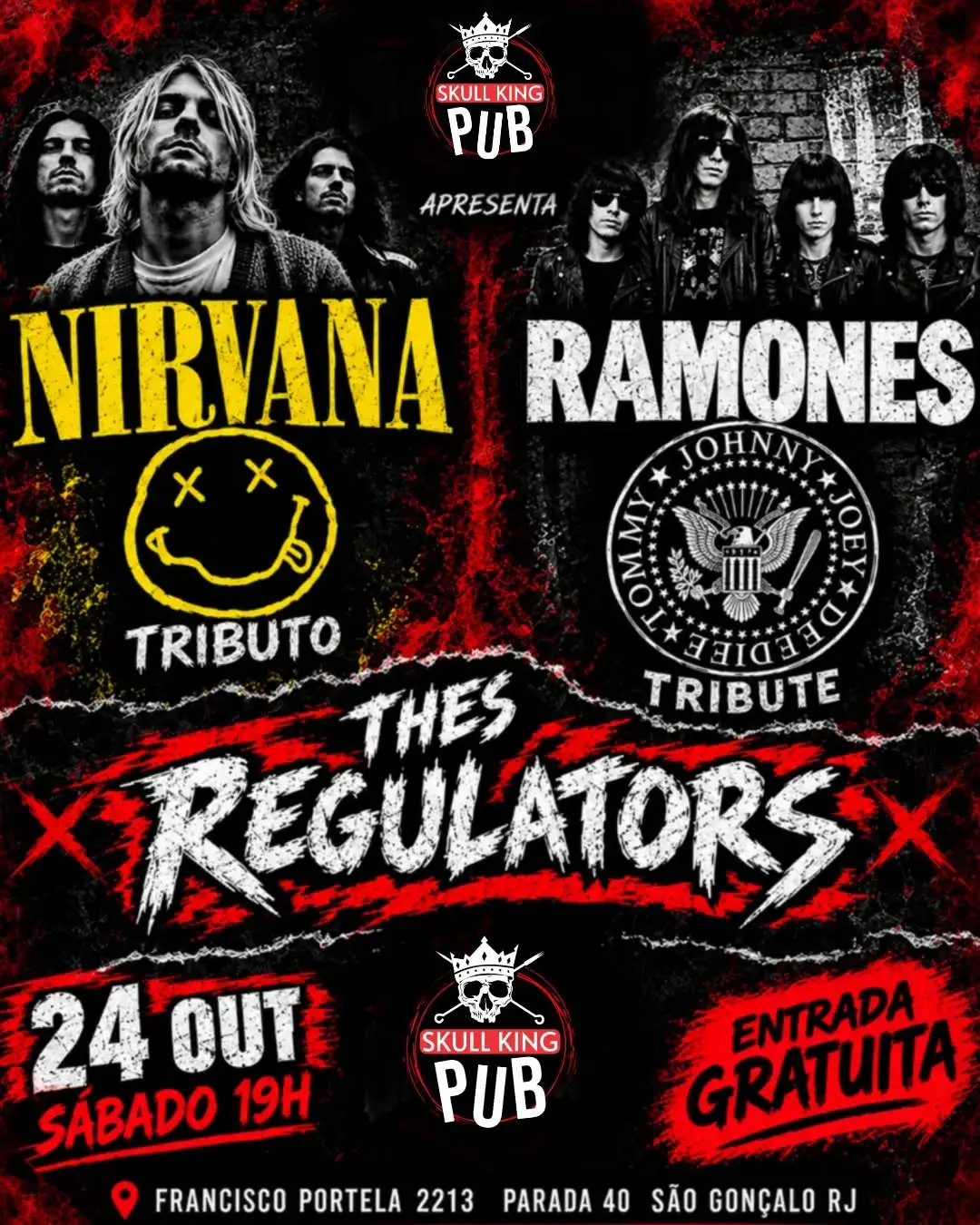 Flyer de Skull King Pub