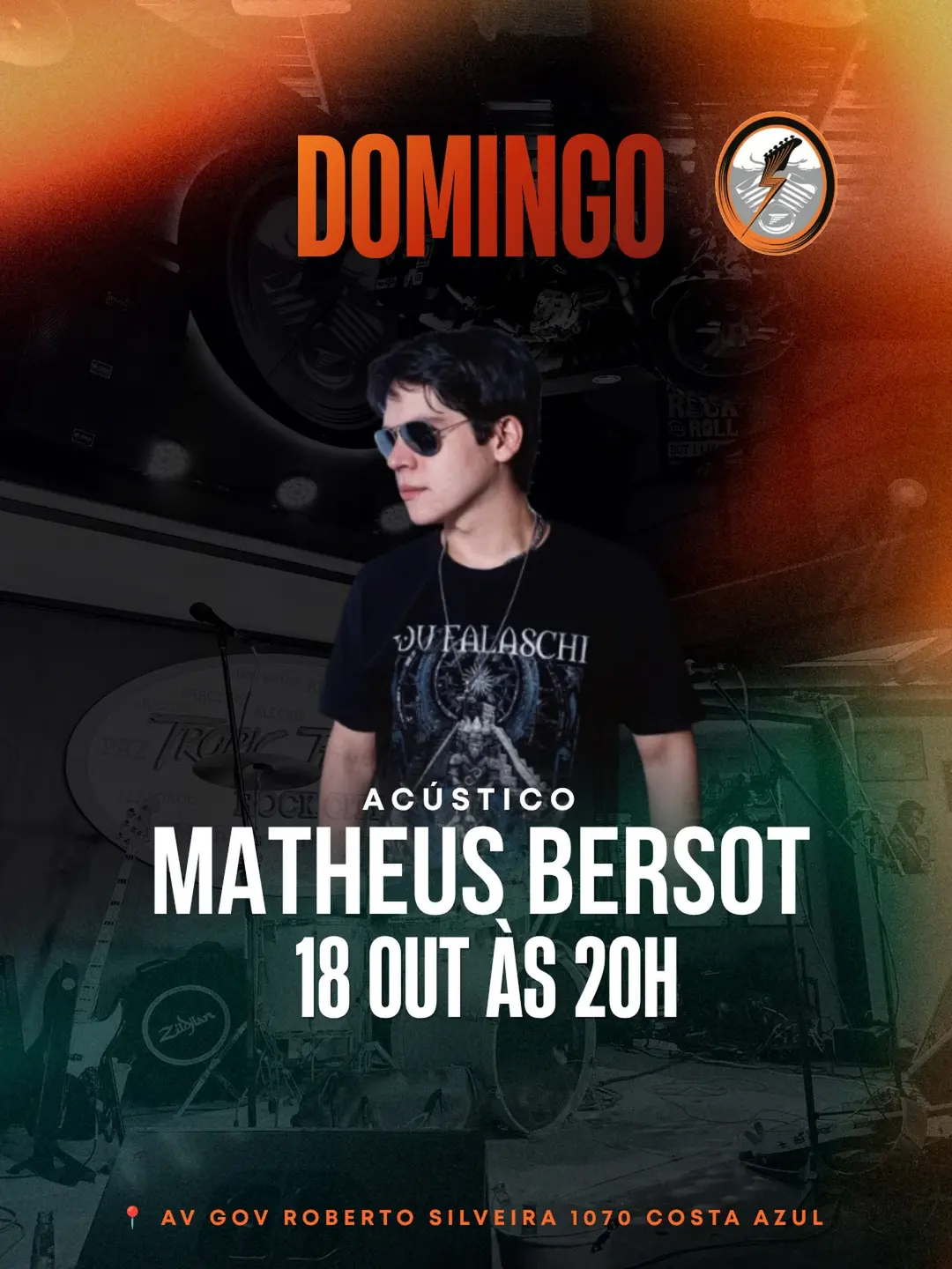Flyer de Matheus Bersot