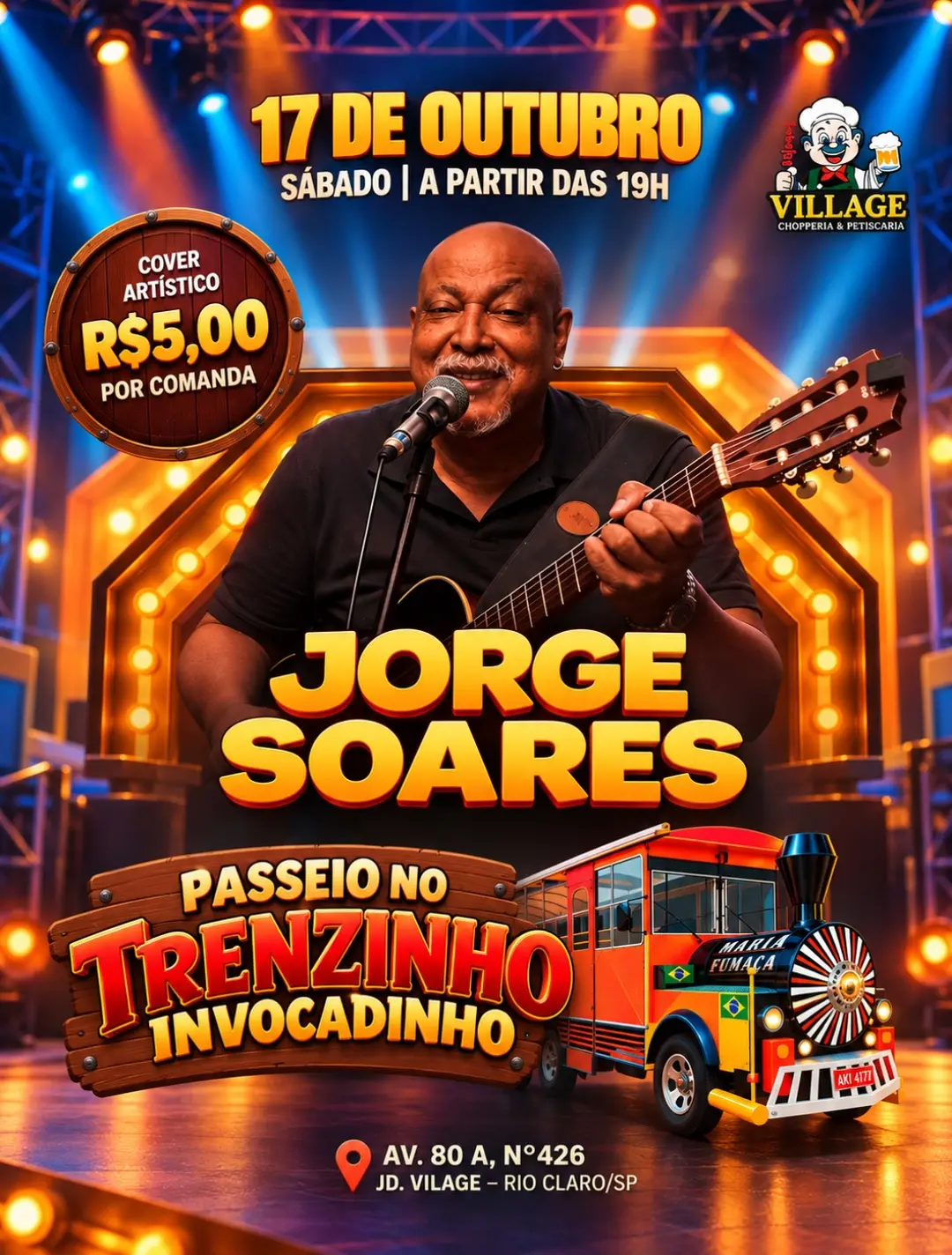 Flyer de Jorge Soares