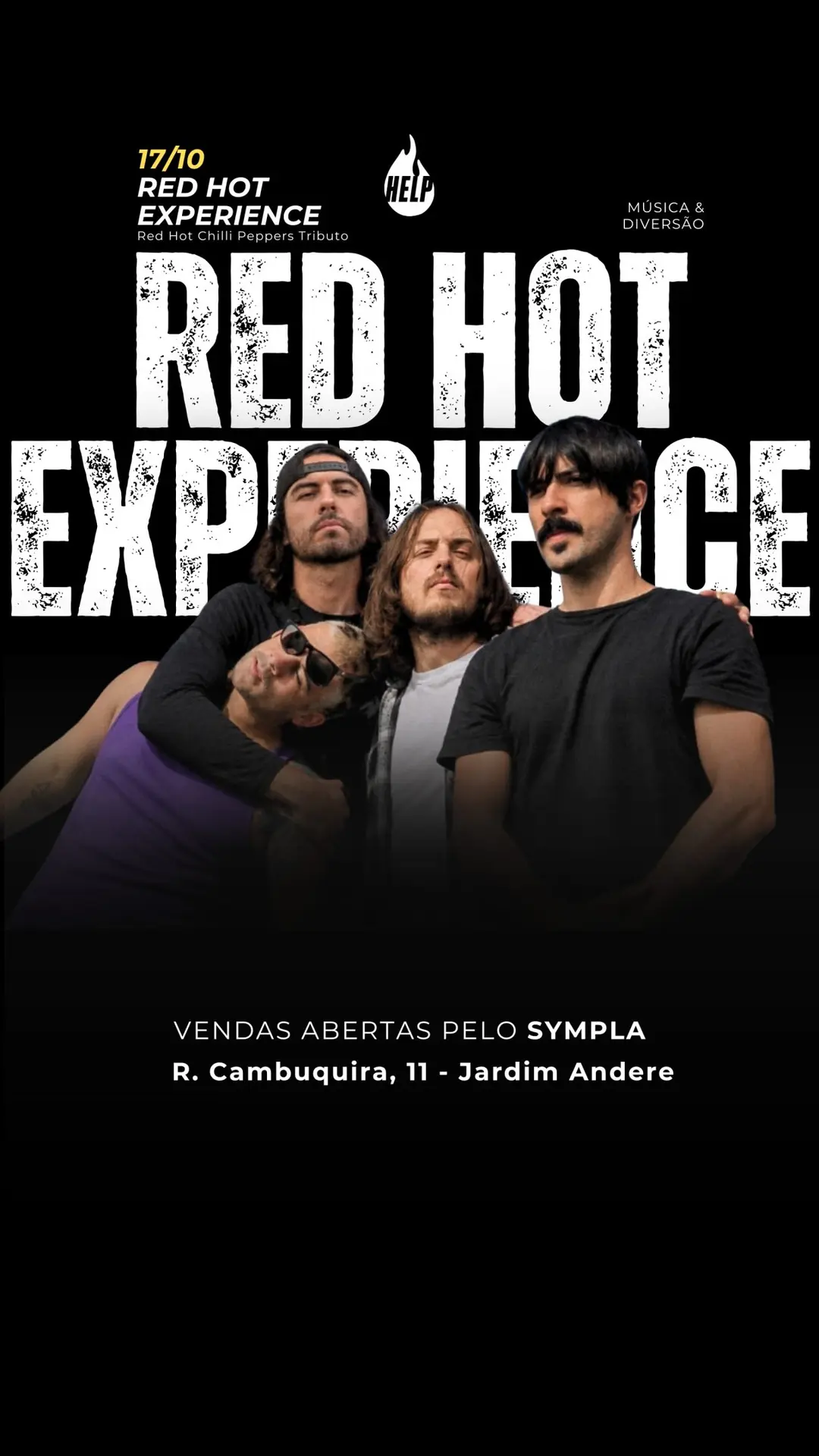 Flyer de The Red Hot Experience