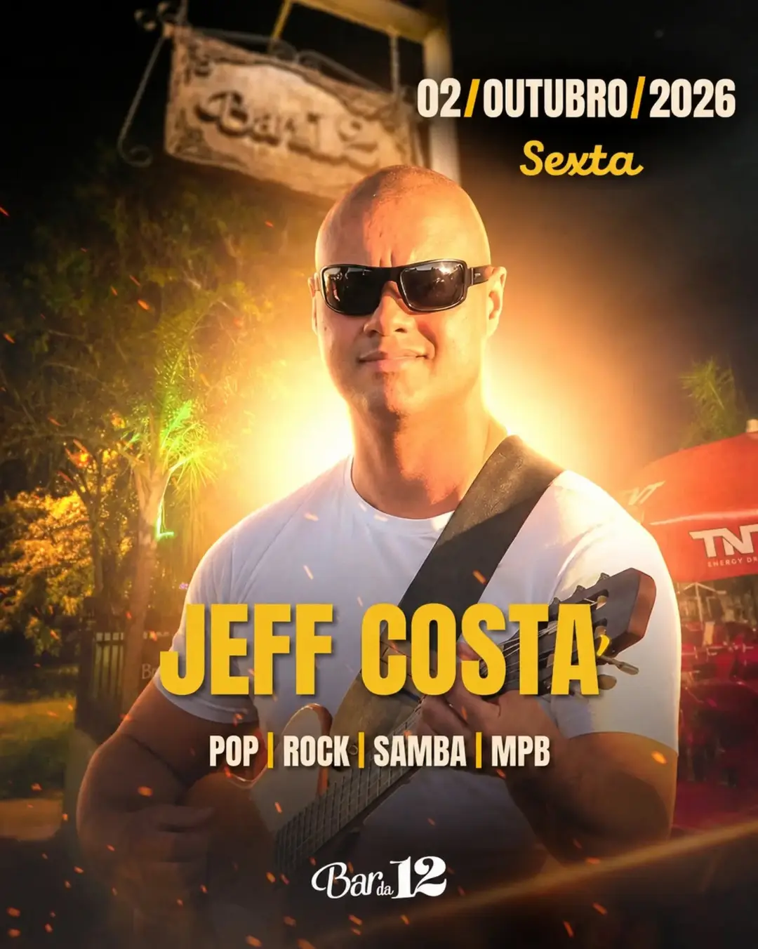 Flyer de Jeff Costa