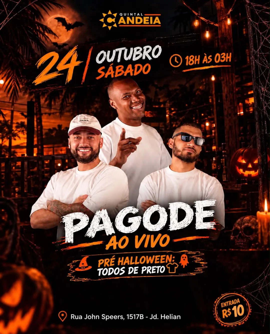 Flyer de Grupo Pra Cima