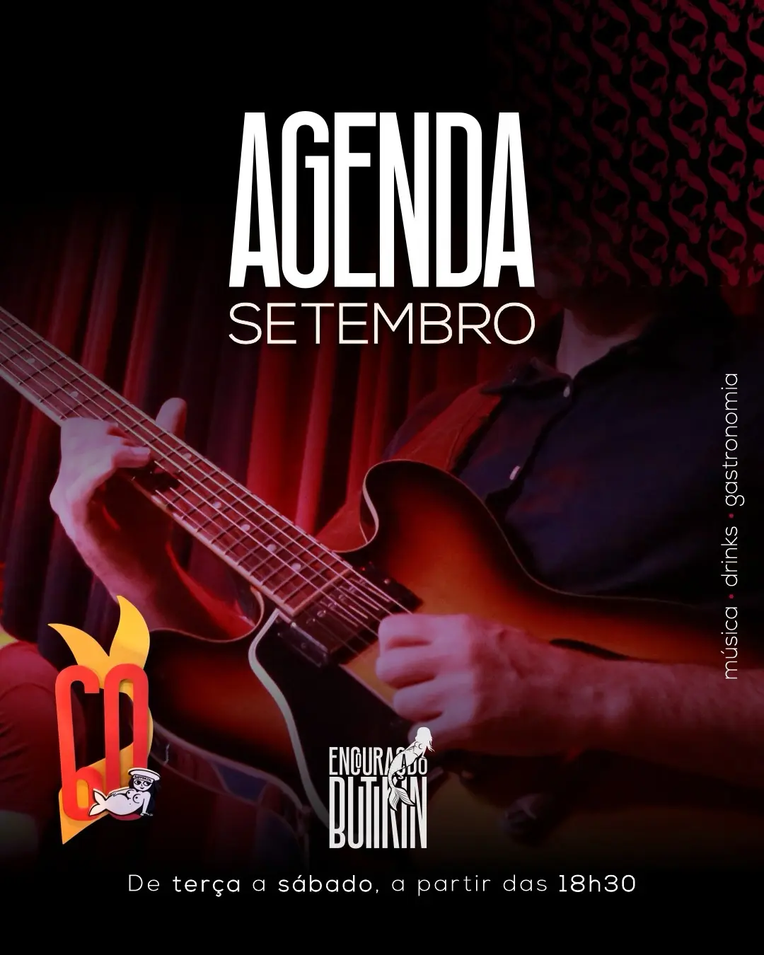 Flyer de Work, Icona Rock, DJ Rossato e Soulte-se