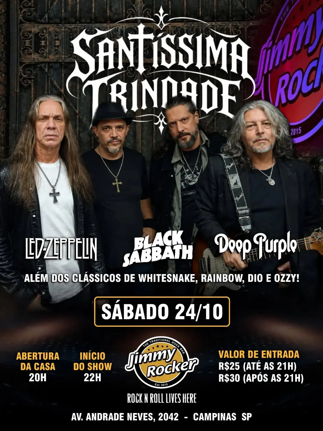 Flyer de Banda Santíssima Trindade