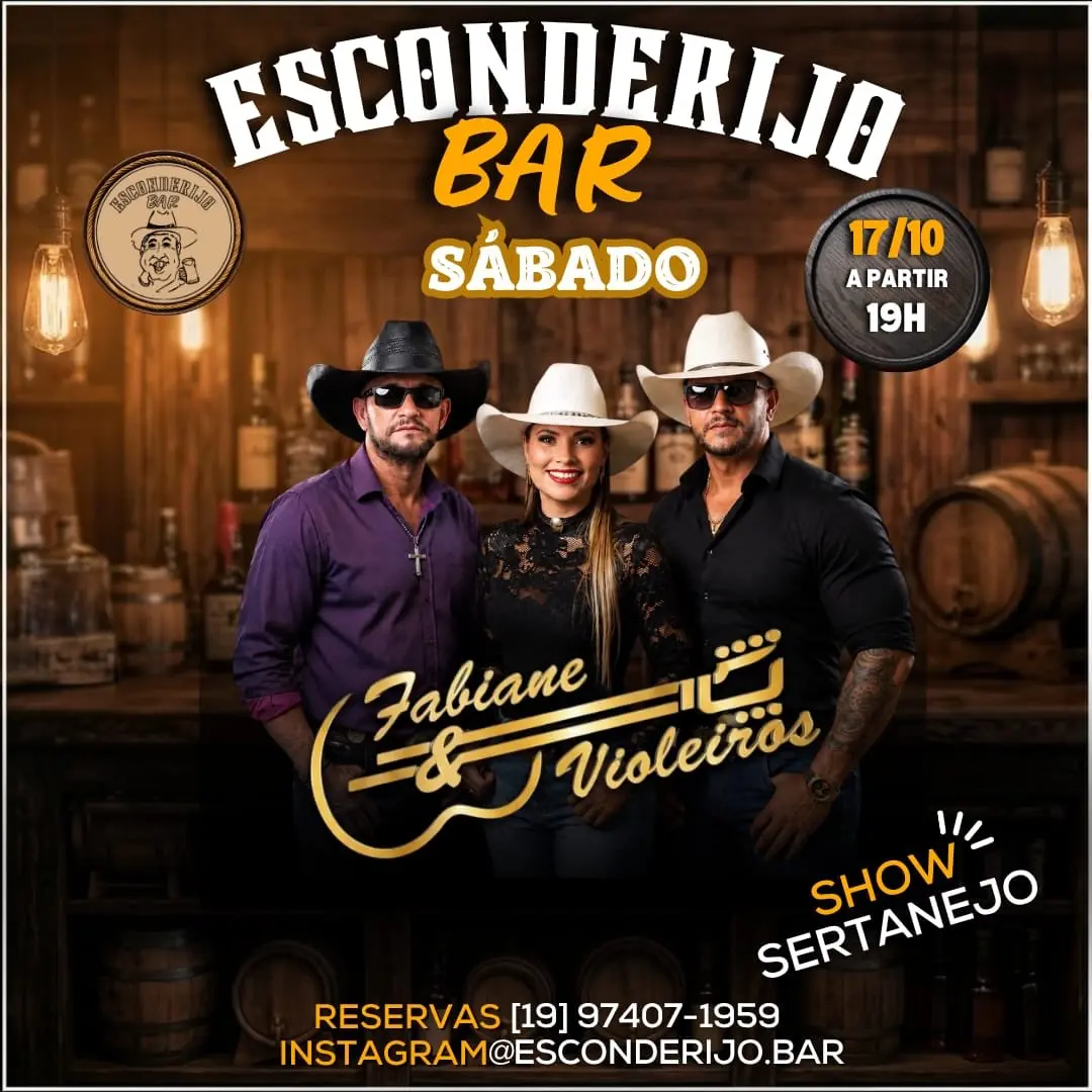Flyer de Fabiane & Violeiros