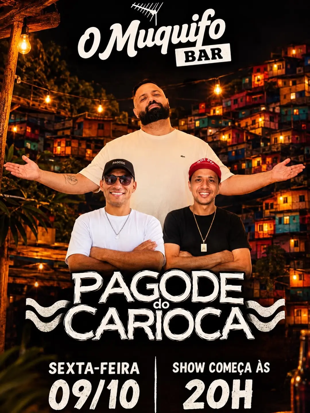 Flyer de Pagode do Carioca
