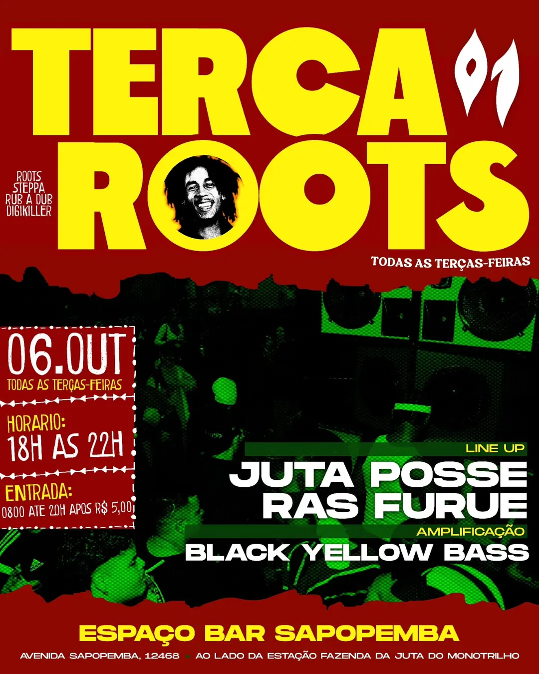 Flyer de Juta Posse e rasfurue