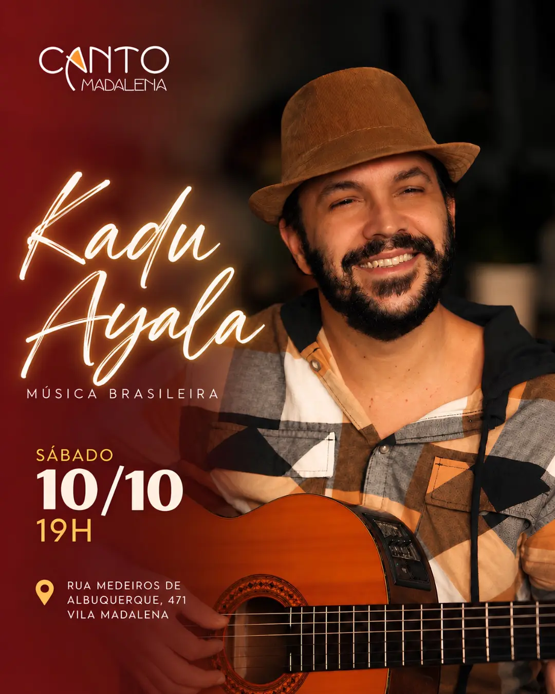Flyer de Kadu Ayala