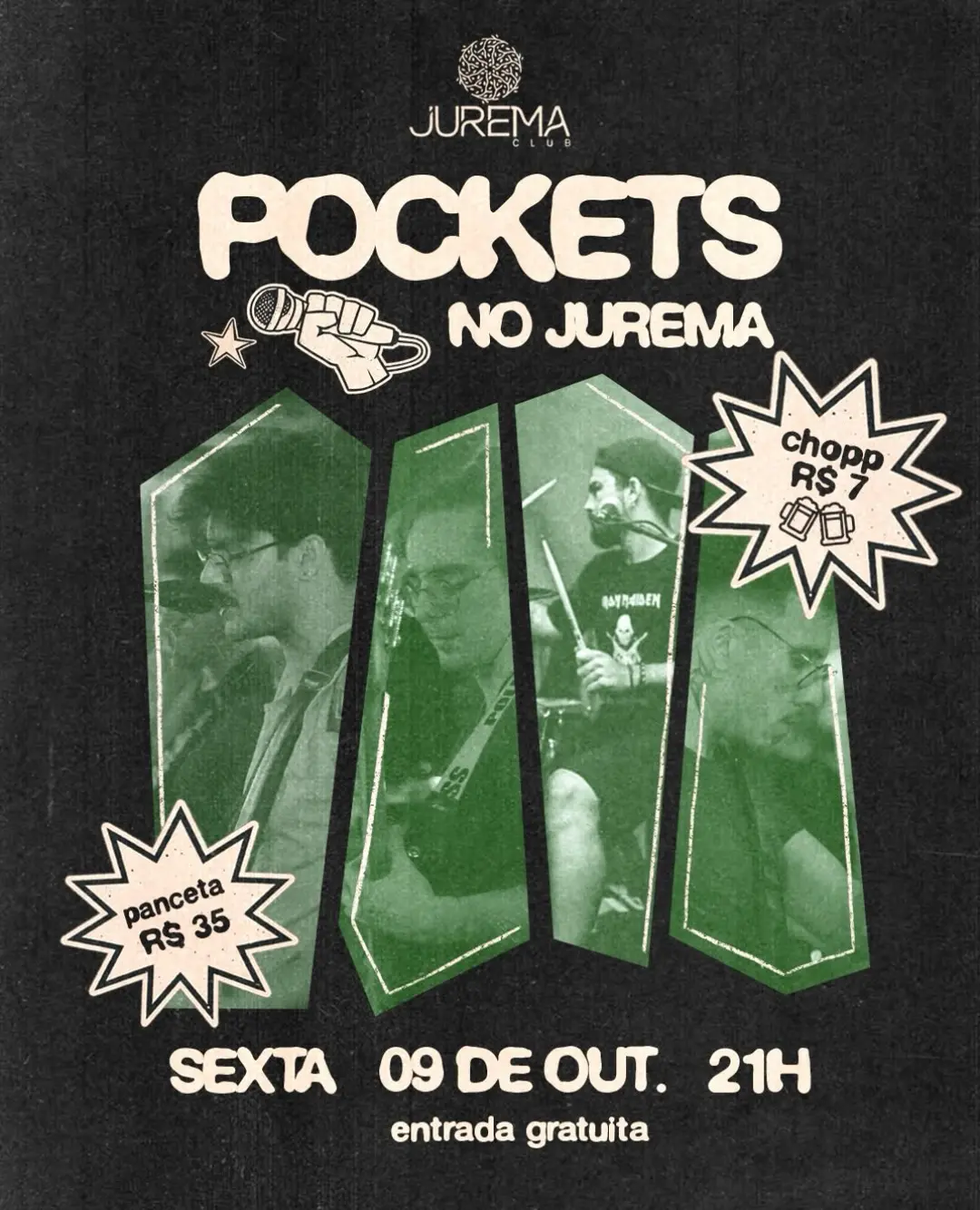 Flyer de Pockets e Baldads