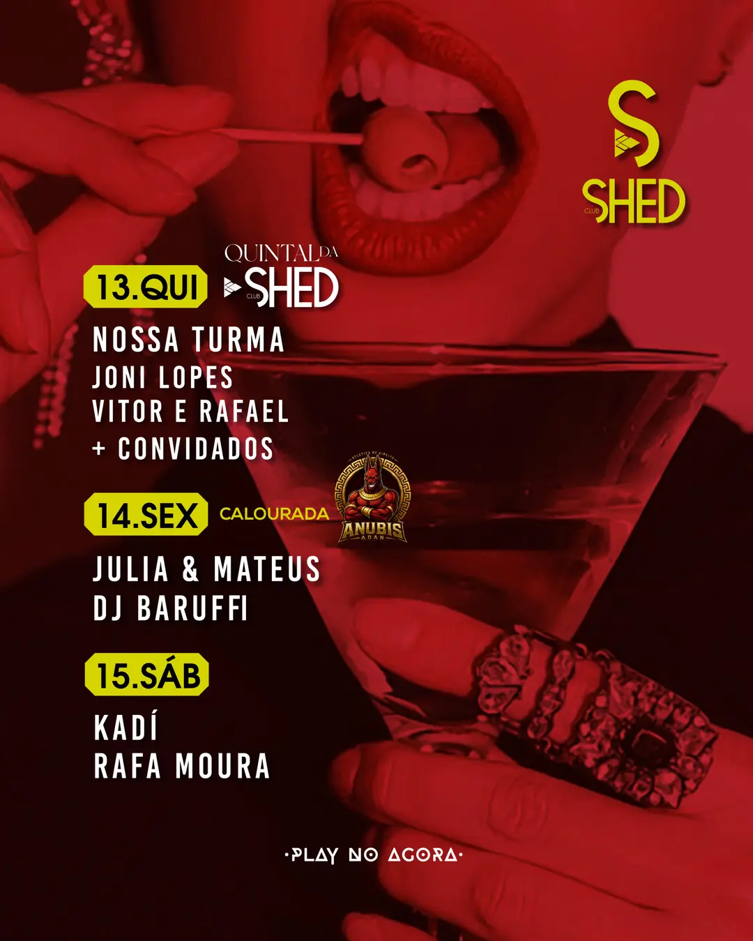 Flyer de Rafa Moura e Kadí