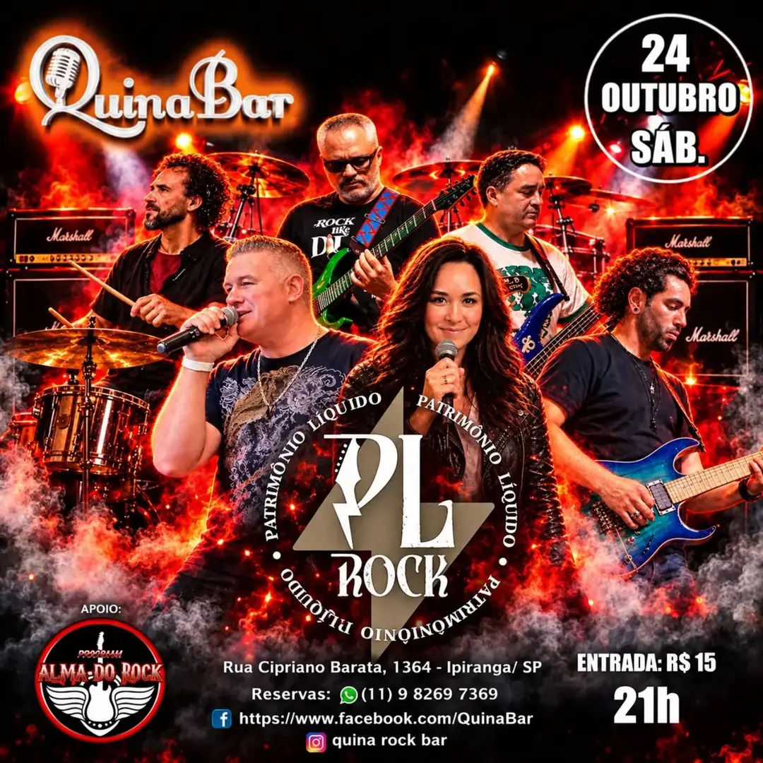 Flyer de Banda Plrock