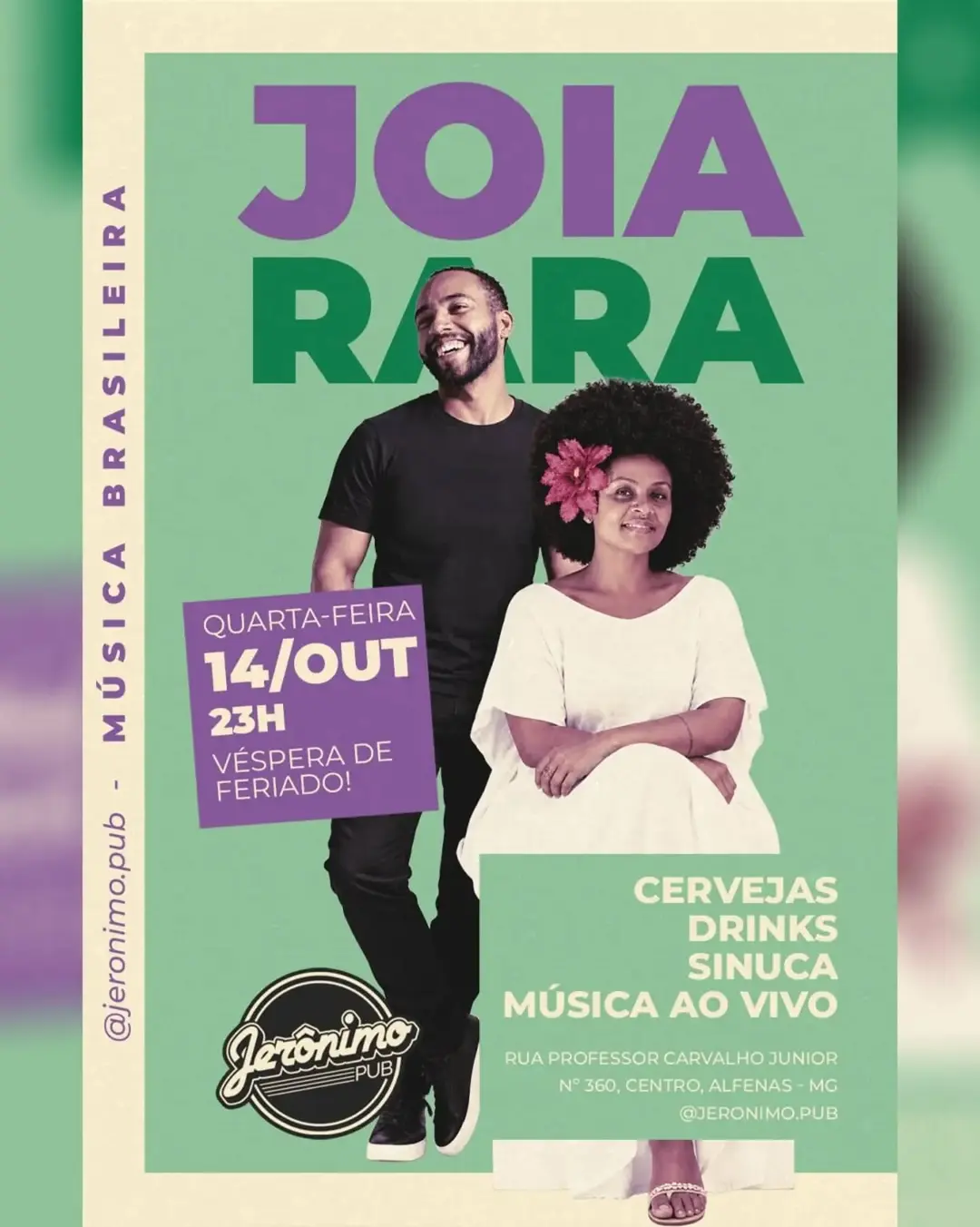 Flyer de Projeto Joia Rara