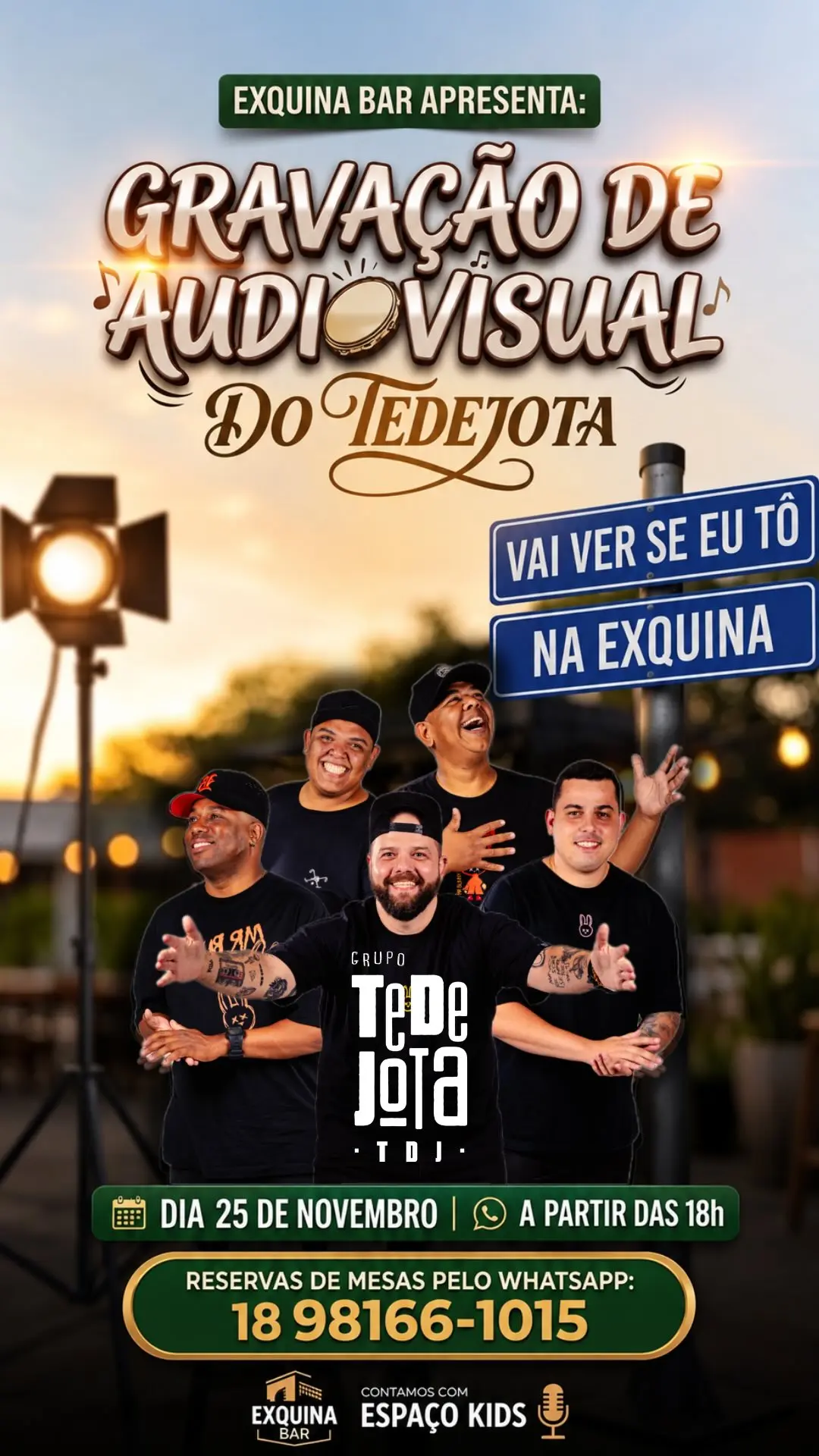Flyer de Grupo TeDeJota TDJ e GRUPO TEDEJOTA