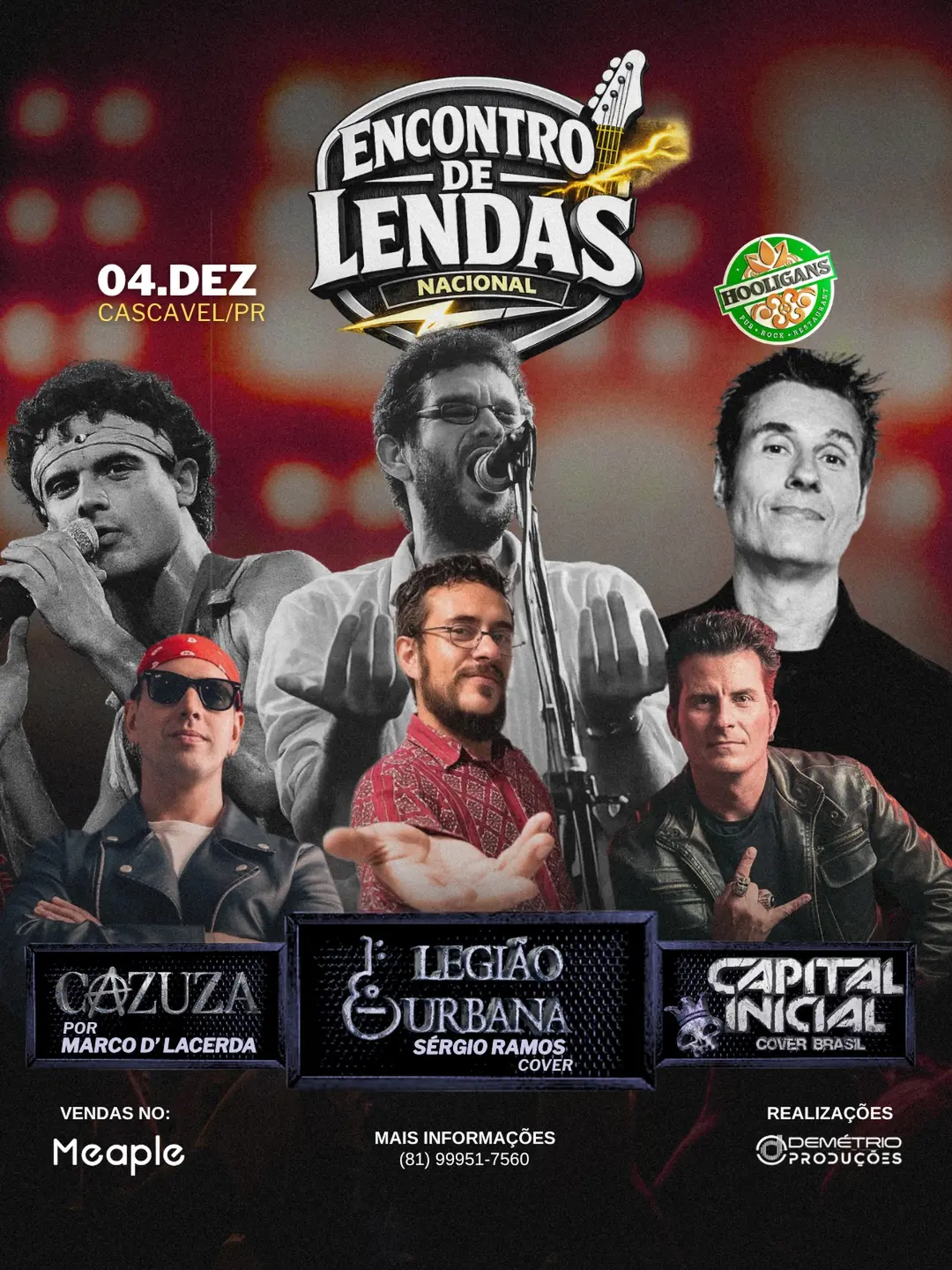 Flyer de Sérgio Ramos, Diego Sanz e Marco D'Lacerda