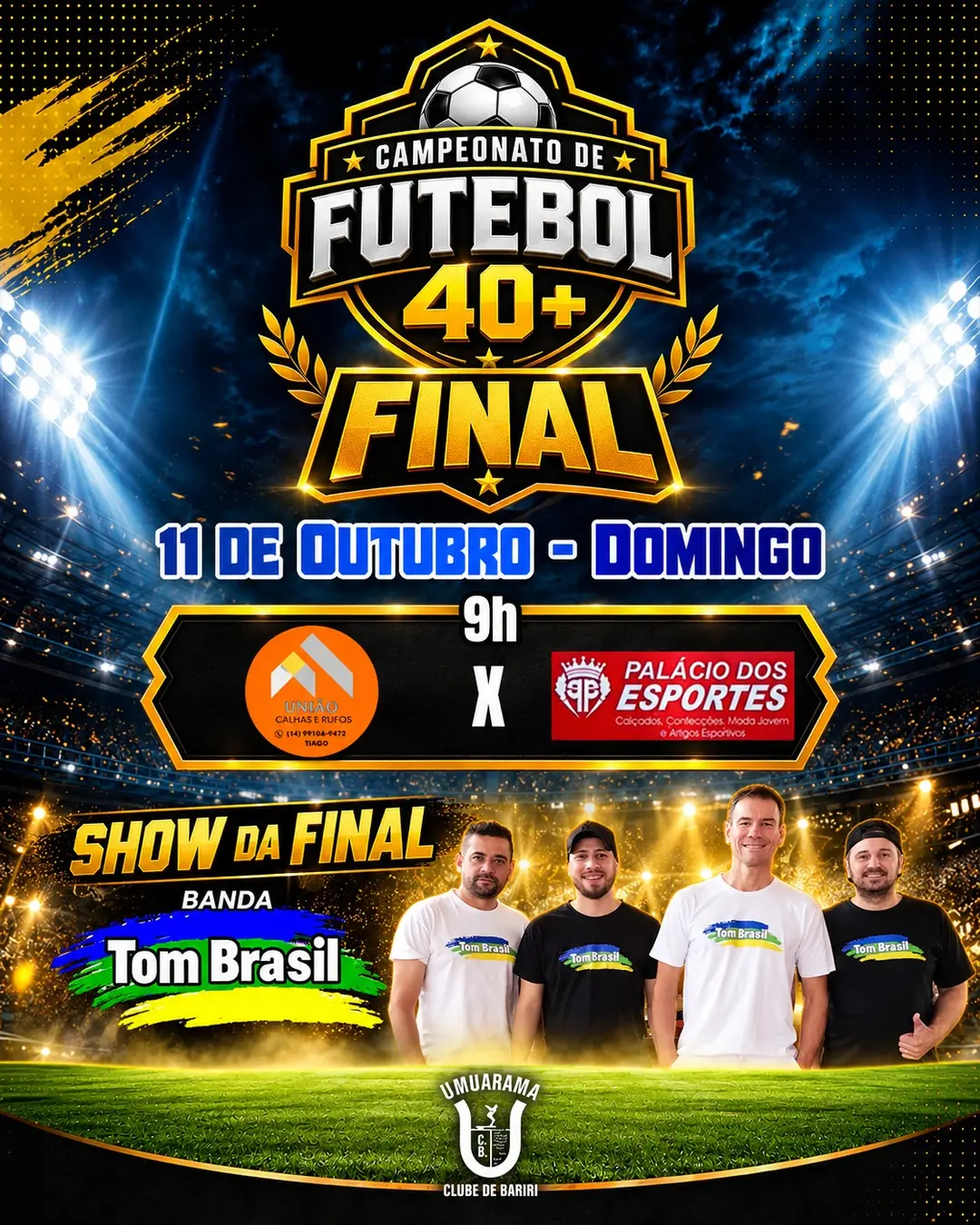 Flyer de Tom Brasil