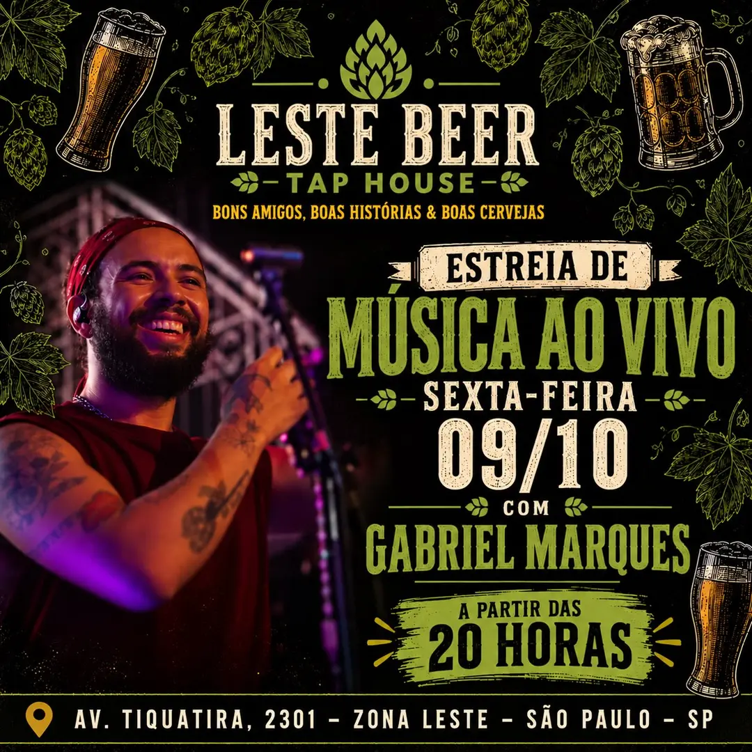 Flyer de Gabriel Marques
