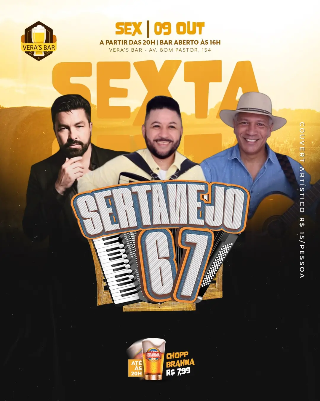 Flyer de Sertanejo67