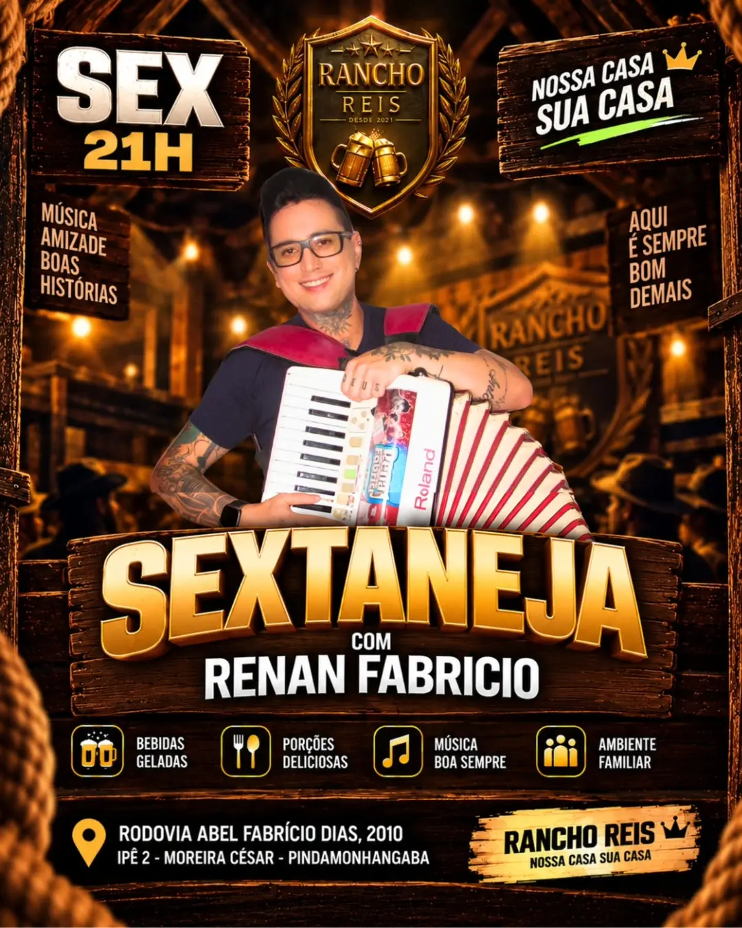 Flyer de Renan Fabricio