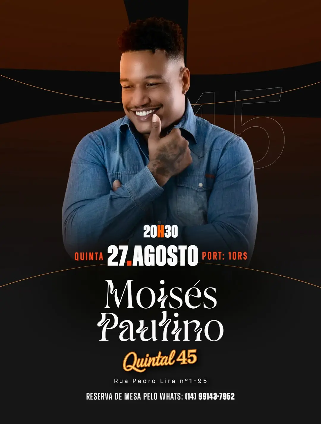 Flyer de Moises Paulino
