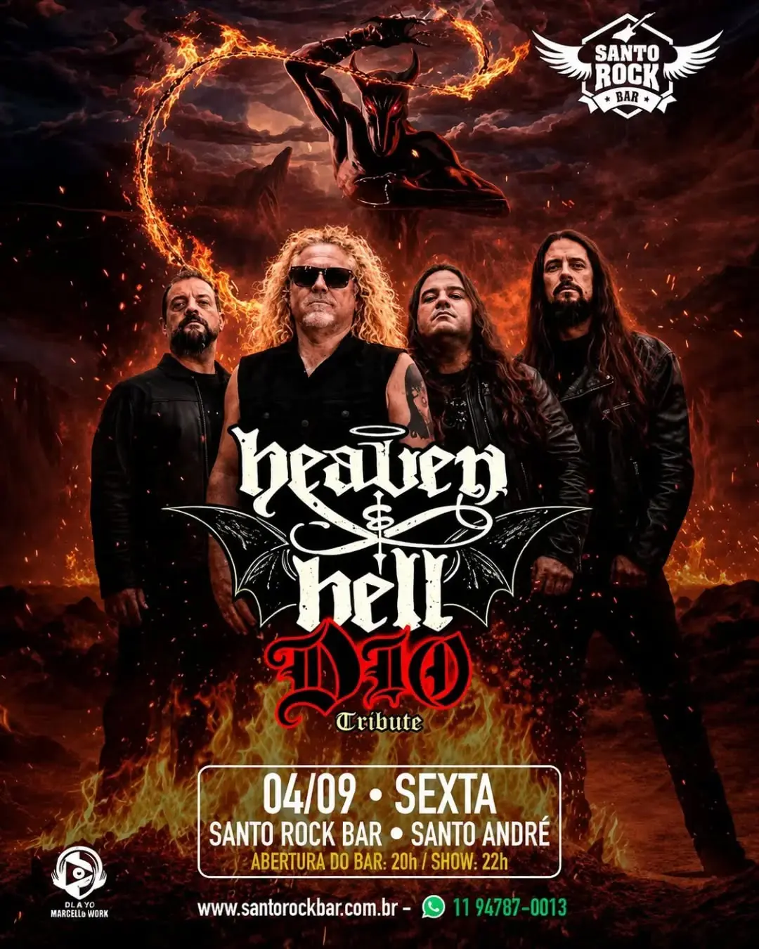 Flyer de Heaven and Hell