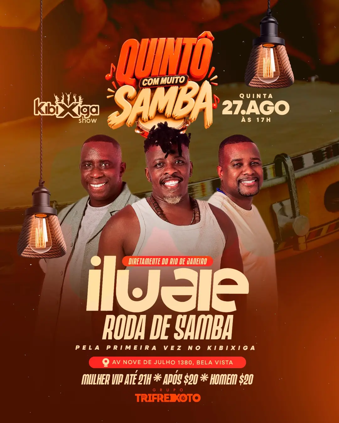 Flyer de Grupo Iluaie