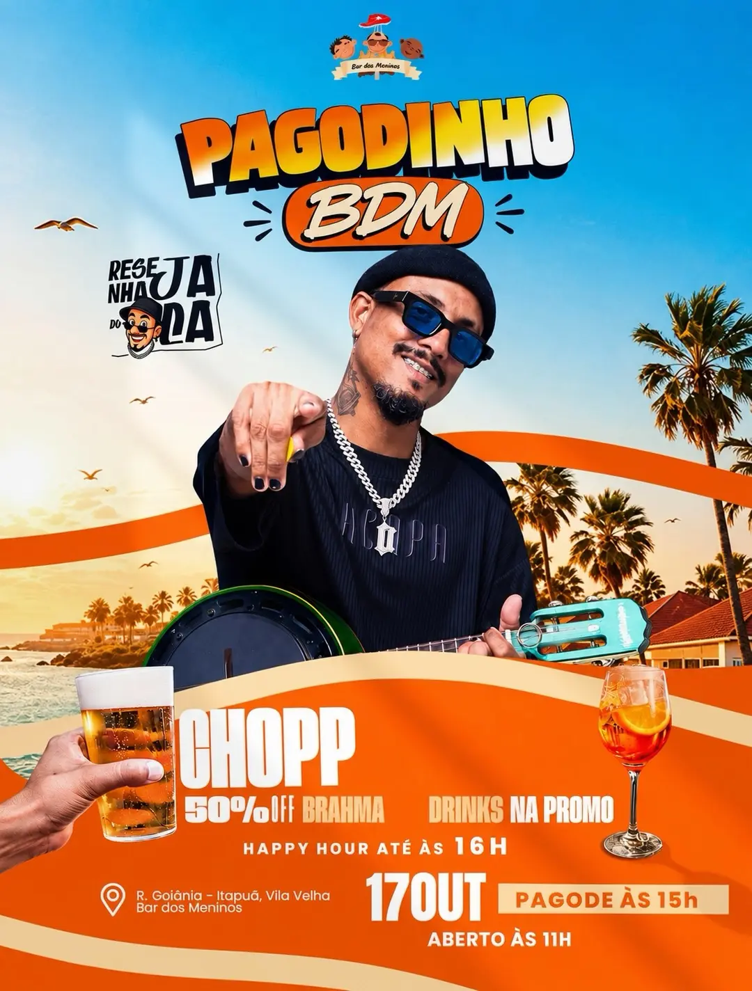 Flyer de Resenha do Japa