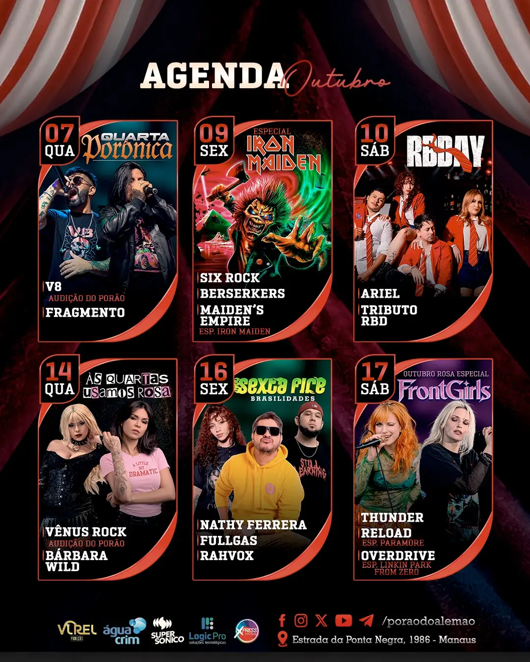 Flyer de V8 e Fragmento