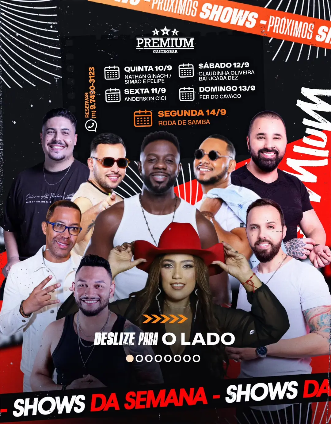 Flyer de Acústico Fer do Cavaco