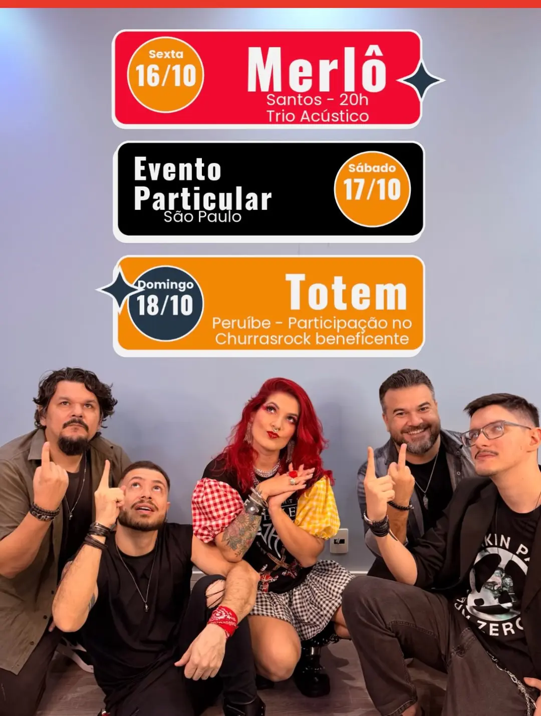 Flyer de Banda Music Box